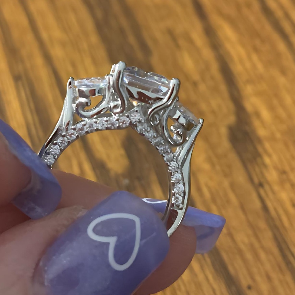 STERLING SILVER 925 AAA CZ RING - Picture 3 of 5